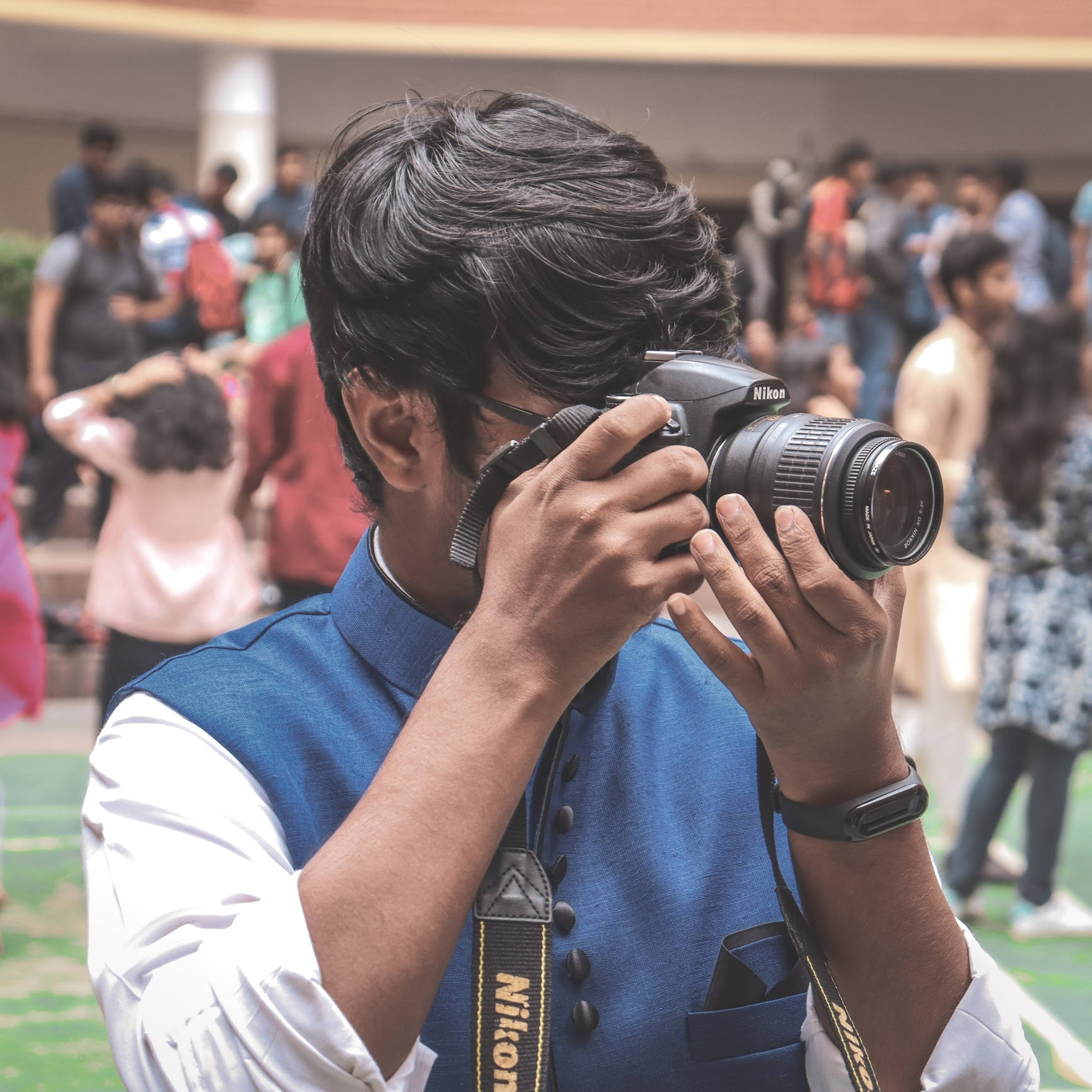 Vishnu Anand with Camera